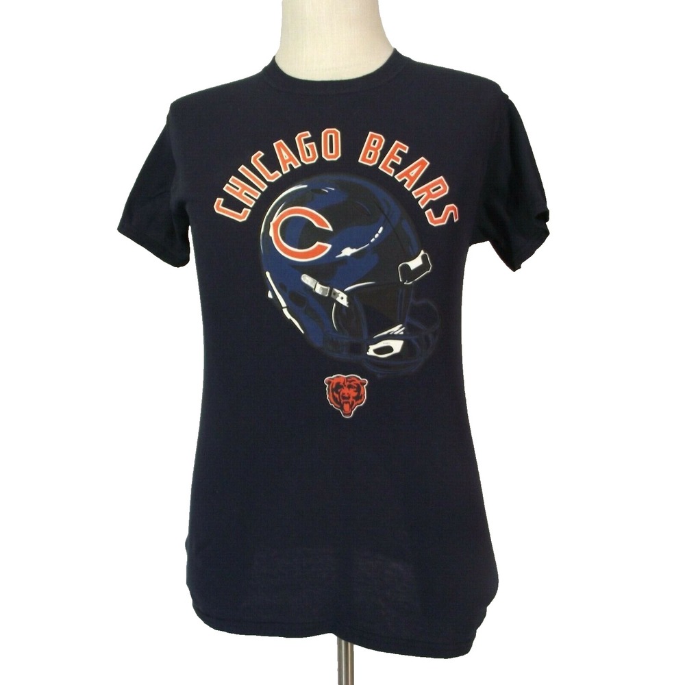 Chicago Bears shirt adult men's small blue short sleeve cotton NFL team apparel